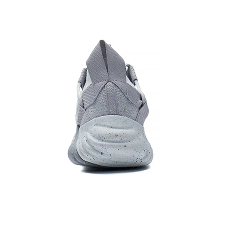 LiNing Goku Cushioned Anti Slip Wear Resistant Breathable Lightweight Low Top Casual Shoes Women's Gray-5