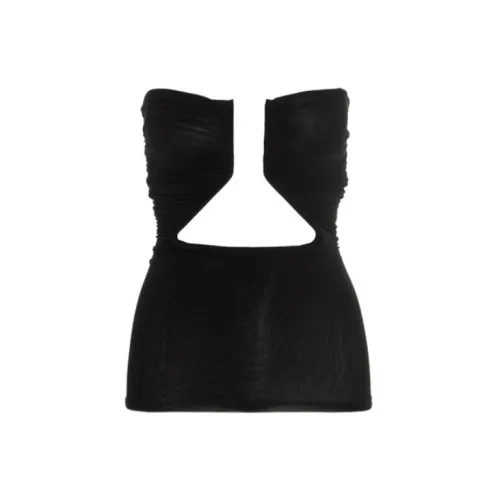 RICK OWENS Strapless Tops Women's Black