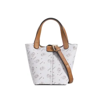 OTA Doraemon Collaboration Artificial Leather Basket Bag Portable Crossbody Bag Shoulder Bag Regular Women's Brown
