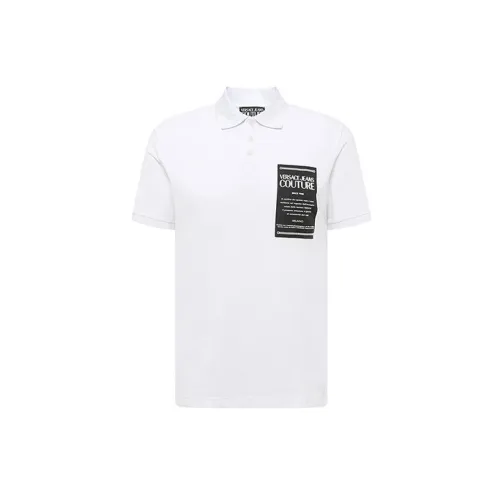 VERSACE JEANS COUTURE Polo Shirts Men White