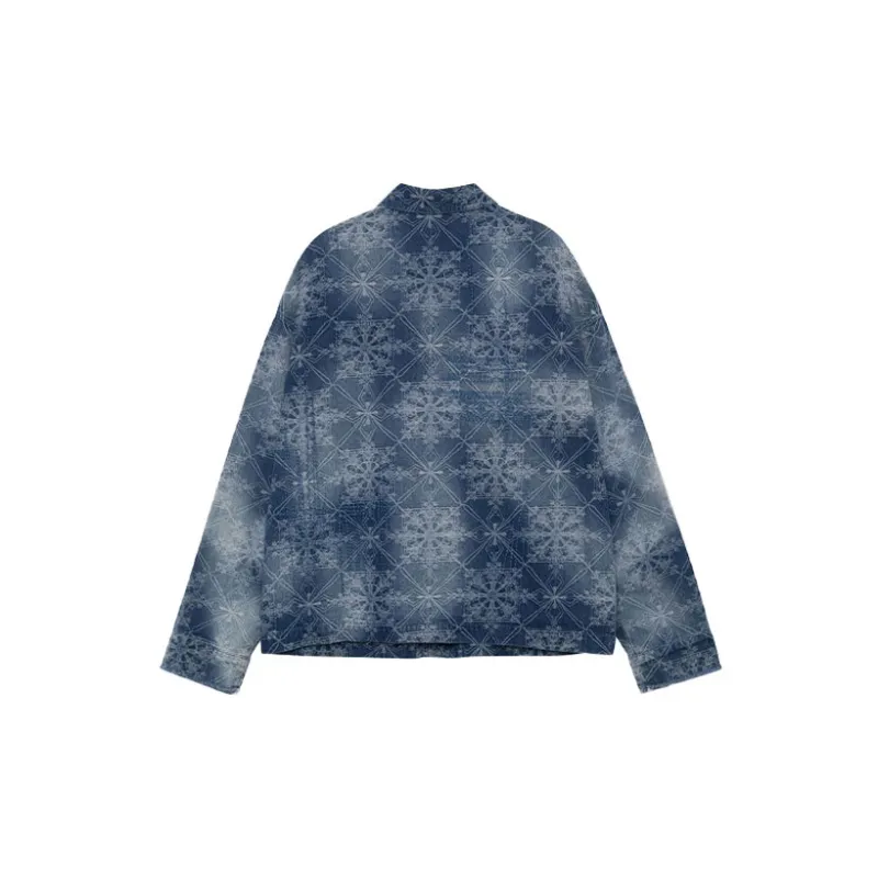 LiNing CF Journey Series Denim Jacket Unisex Blue-1