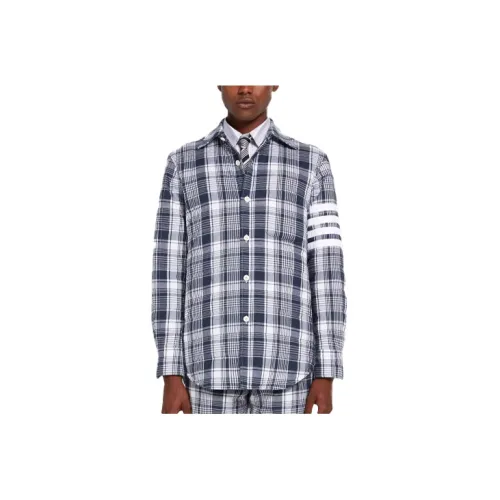 THOM BROWNE Down Jackets Men Gray