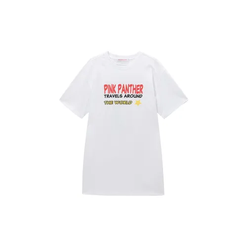 Pink Panther X Fun T-Shirts Women's White