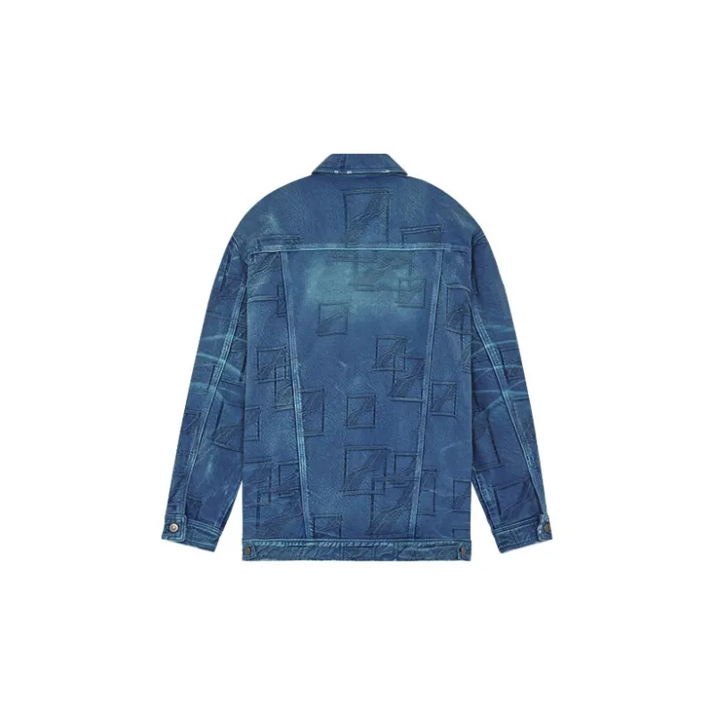 WE11DONE Denim Jackets Unisex Blue-1
