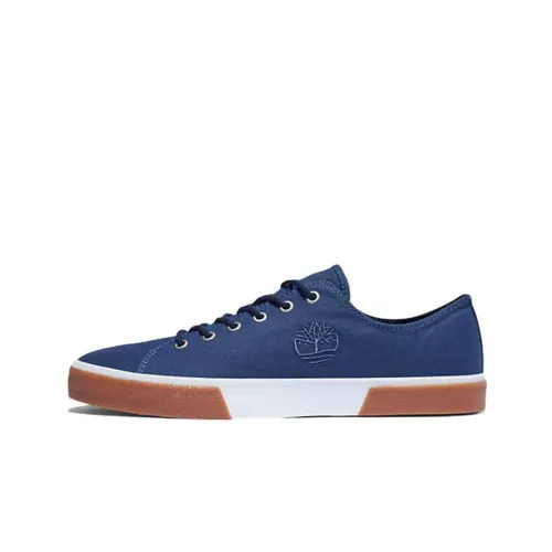 Timberland Skateboard Shoes Men Low-Top Sea Blue
