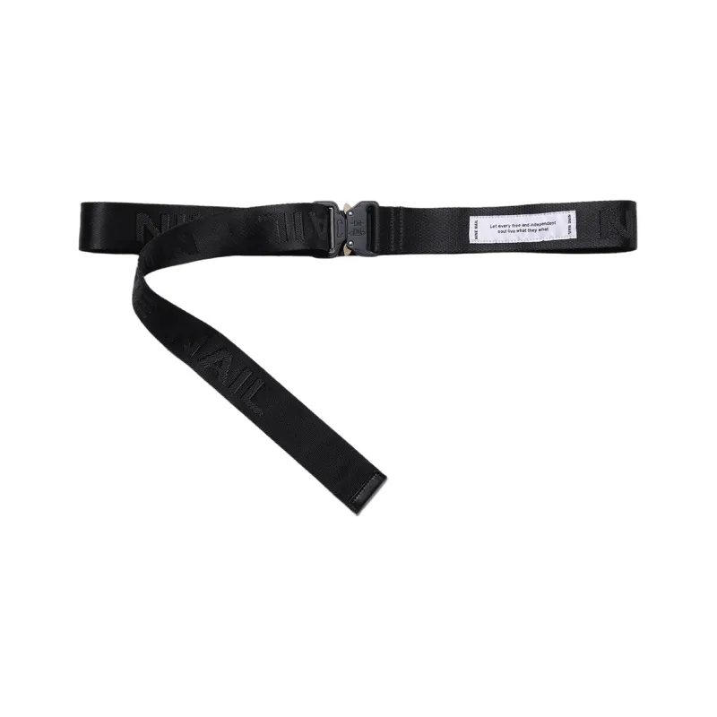 NINE NAIL Military Style Workwear Snake Buckle Nylon Canvas Belt Belt Unisex Width 3.7cm-12