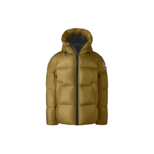 Canada Goose Crofton Down Jackets Men Badge Gold