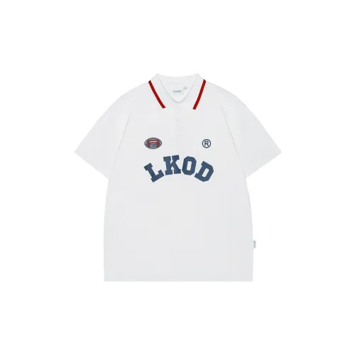 LKOD Polo Shirts Unisex White