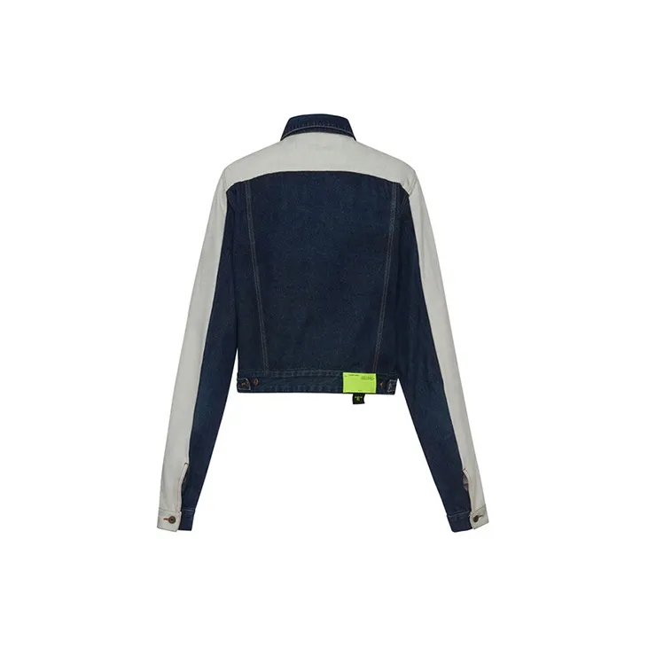 OFF WHITE Striped Denim Jacket-1