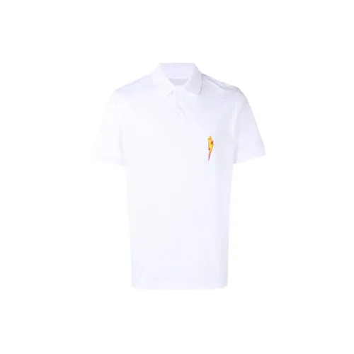 Neil Barrett Polo Shirts Men White