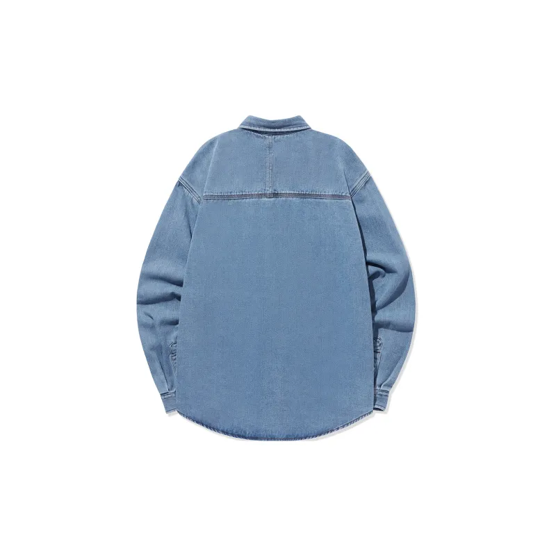 GUKUUL Loose Fit Denim Jacket Unisex-4