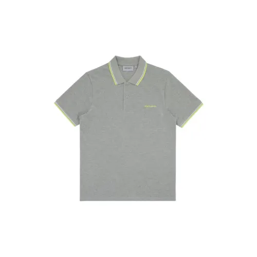 Carhartt WIP Polo Shirts Men Gray