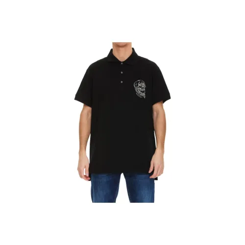 Alexander McQueen Polo Shirts Men Black