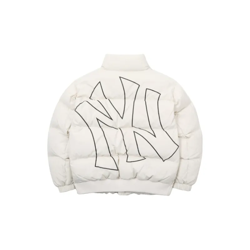 MLB Down Jacket Winter, Cropped Unisex Ecru-1
