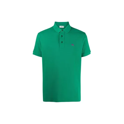 ETRO Polo Shirts Men Green