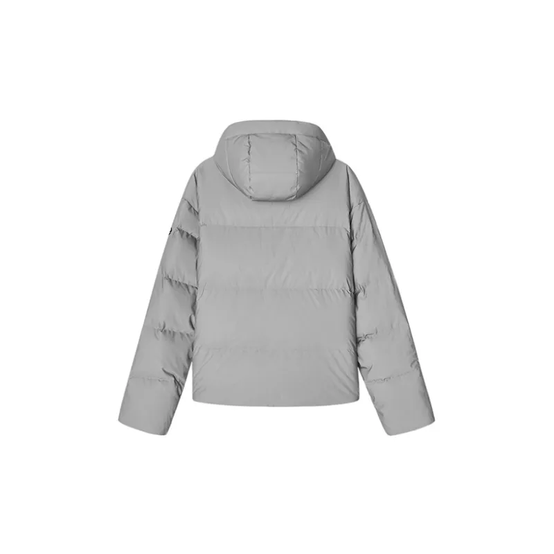 Discovery Expedition Colorblock Solid Color Hooded Down Jacket Unisex-1