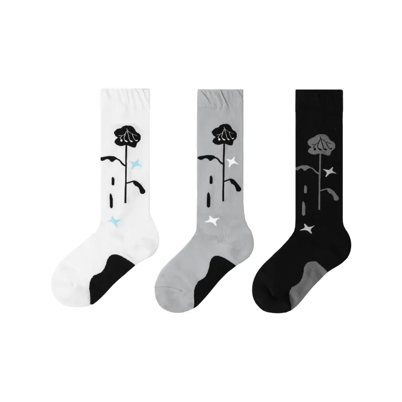TOOCI Knee-High Socks Women's Combo Set-11