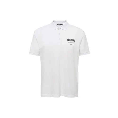 MOSCHINO Polo Shirts Men White