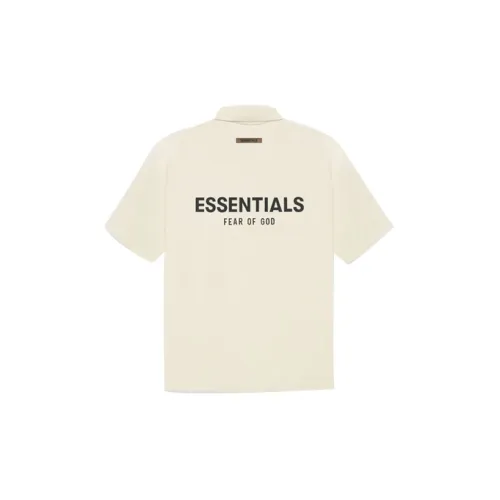 Fear Of God Essentials SS21 Polo Shirts Unisex Cream