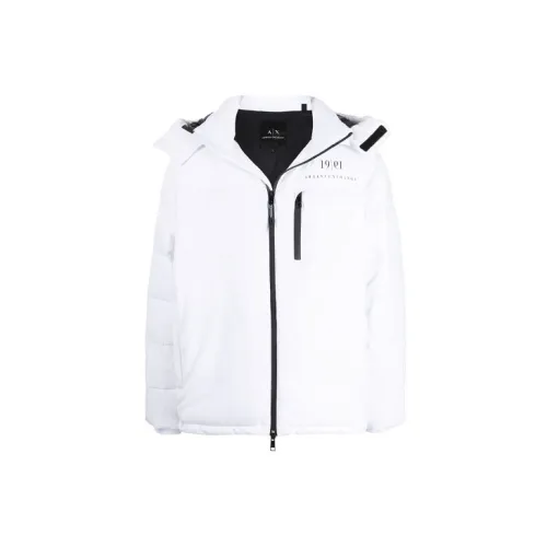 ARMANI EXCHANGE Down Jackets Men White