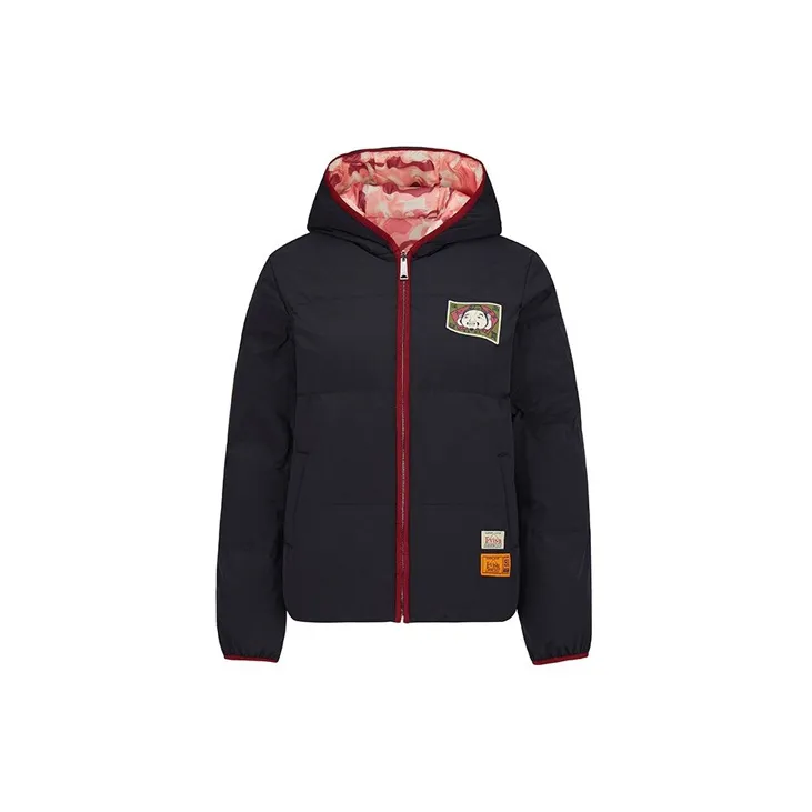 EVISU Down Jackets Unisex Black/Colorful-2