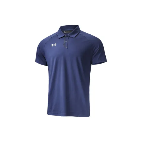 Under Armour Polo Shirts Men Collegiate Blue