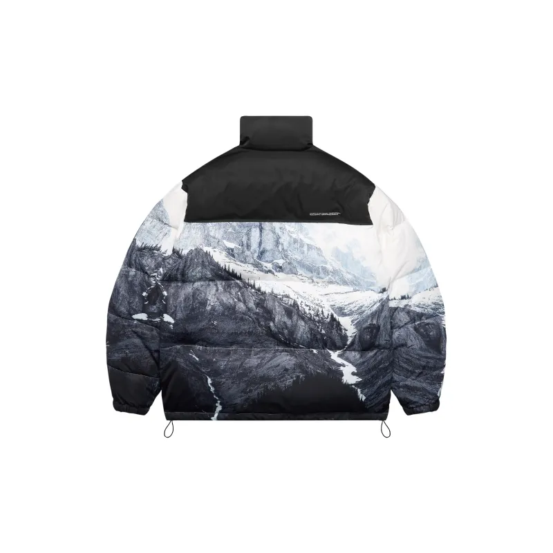 HARSH AND CRUEL Down Jacket Unisex Black-1