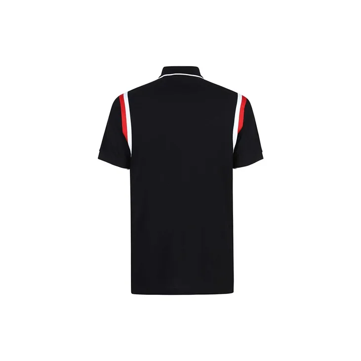 Burberry Logo Graphic Applique Cotton Polo-1