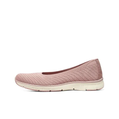 Skechers Be-Cool Non-slip Wear-resistant Shock Absorption Low-Top Casual Shoes Women's Pink