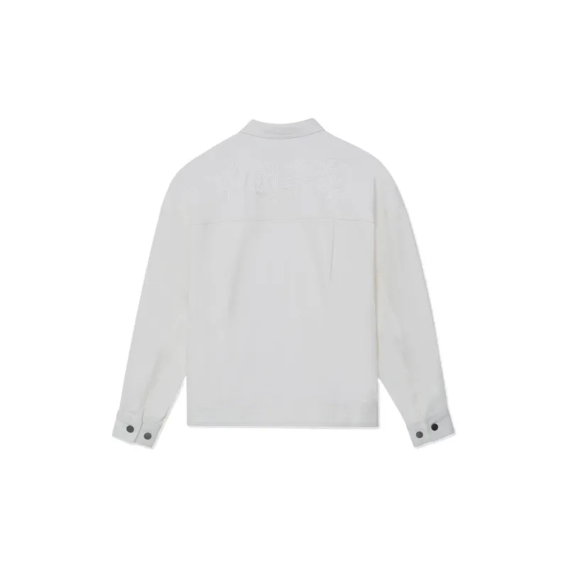 LiNing Denim Jackets Unisex White-1
