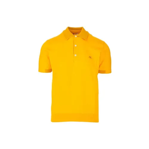 ETRO Polo Shirts Men Yellow