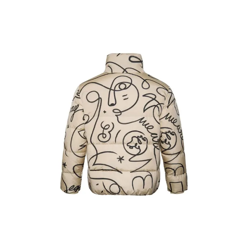LiNing Down Jacket Winter Men's Beige-1