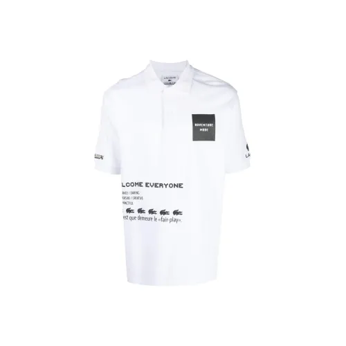 LACOSTE Polo Shirts Men White