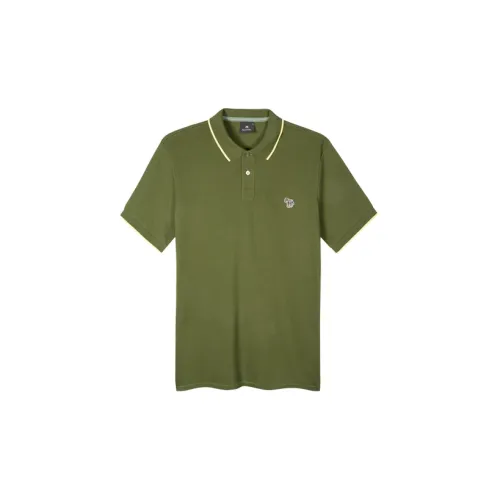 Paul Smith Polo Shirts Men Olive