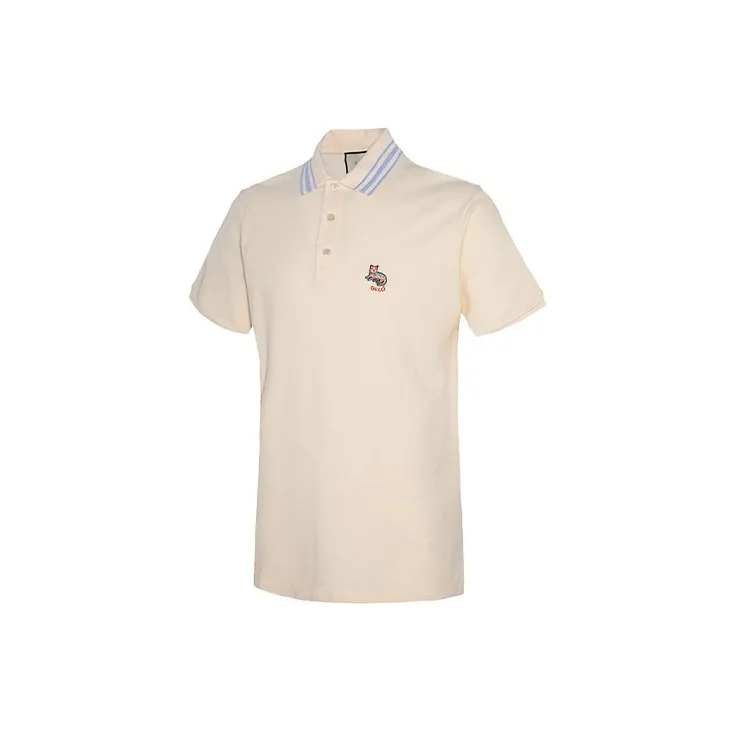 GUCCI Polo Shirts Men Ecru-2