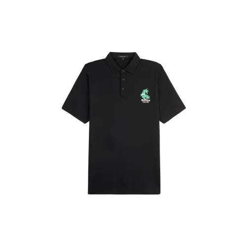 Cabbeen Polo Shirts Unisex Coal Black