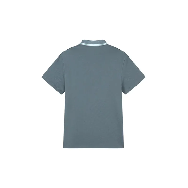 DAVID NAMAN Laputa Collection Polo Shirts Men Gray Blue-1