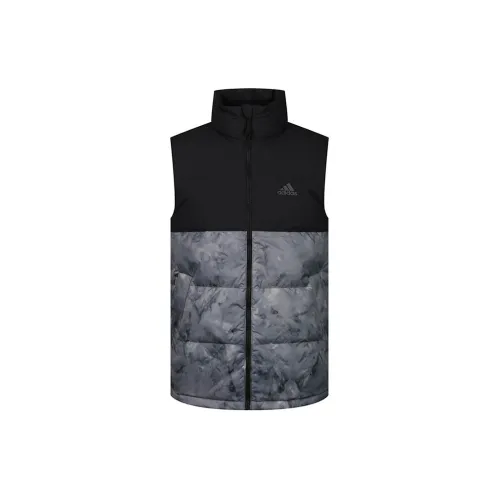 Adidas Down Jackets Men Black Gray Multicolor