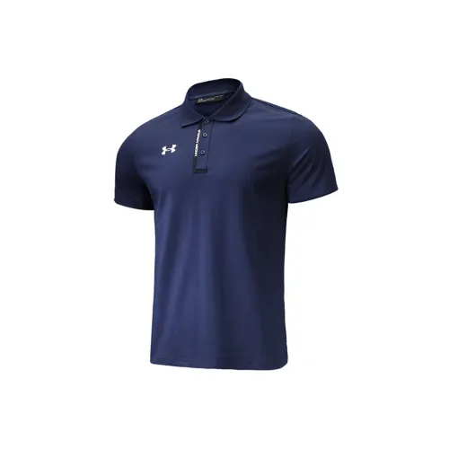 Under Armour Polo Shirts Men Collegiate Blue