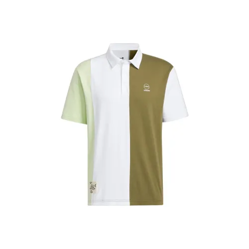 Adidas Neo Polo Shirts Men Green/White