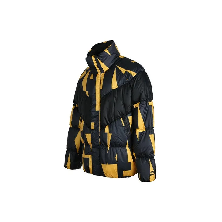 Nike Down Jackets Men Yellow Black Multicolor-2
