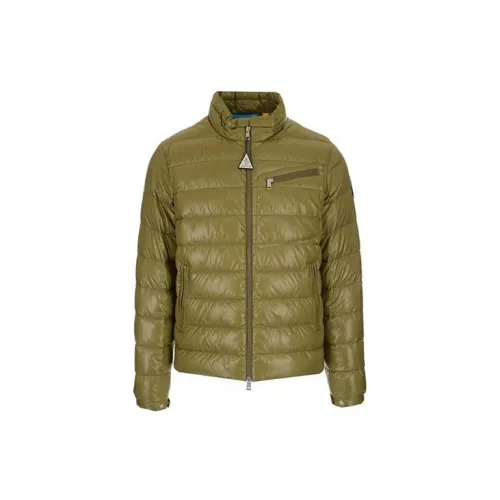 Moncler Down Jackets Men Green