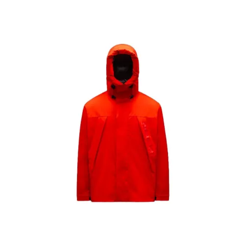 Moncler Down Jackets Men Orange Red