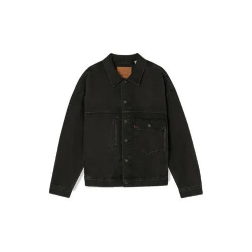 Levis Denim Jackets Men Black