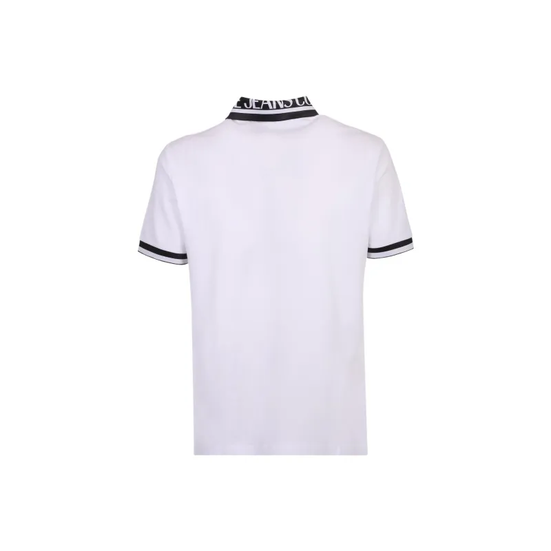 VERSACE JEANS COUTURE Men Monogram Polo White-1