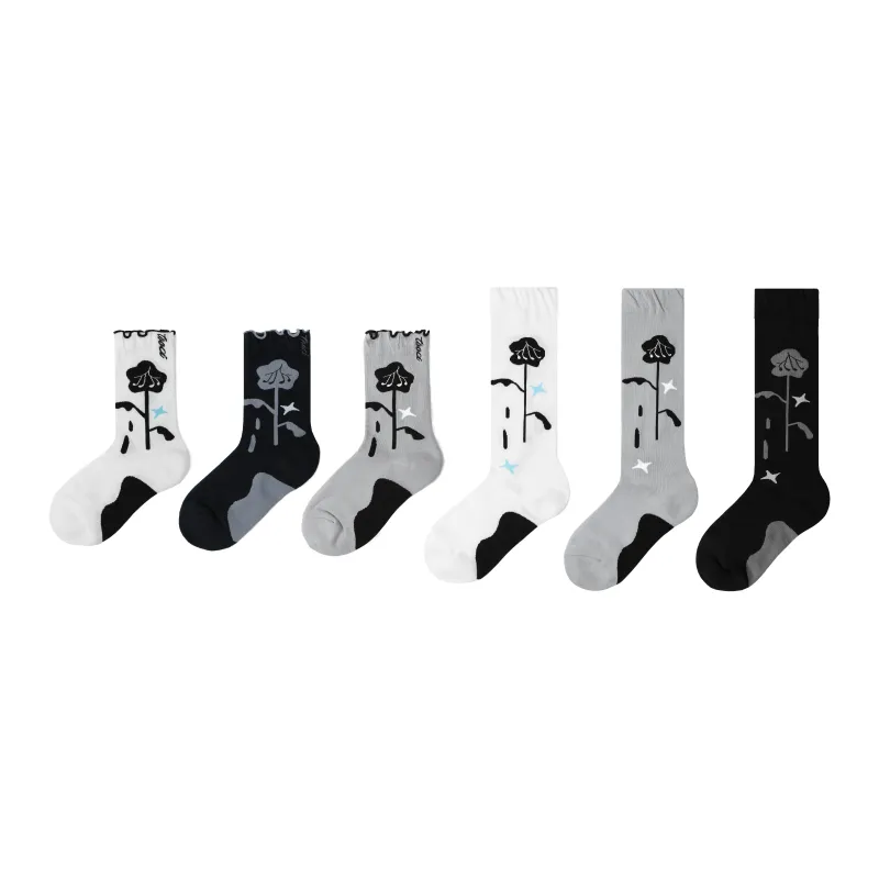 TOOCI Knee-High Socks Women's Combo Set-13