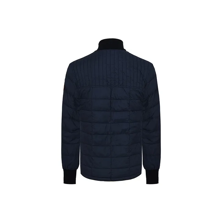 Canada Goose Dunham Series Solid Color Stand Collar Down Jacket Men's Polar Blue-1