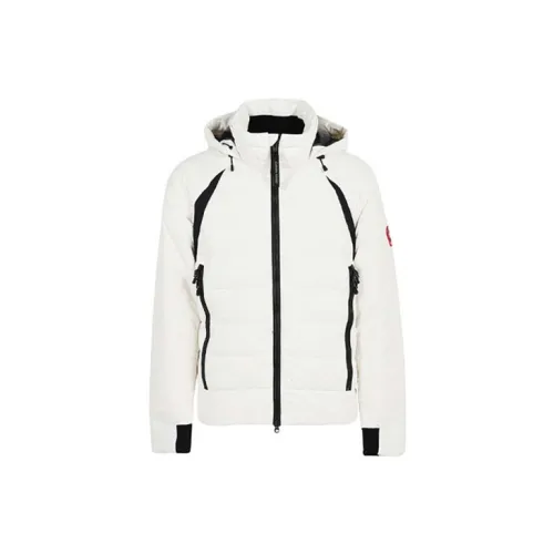 Canada Goose HyBridge Down Jackets Men Polar Star White