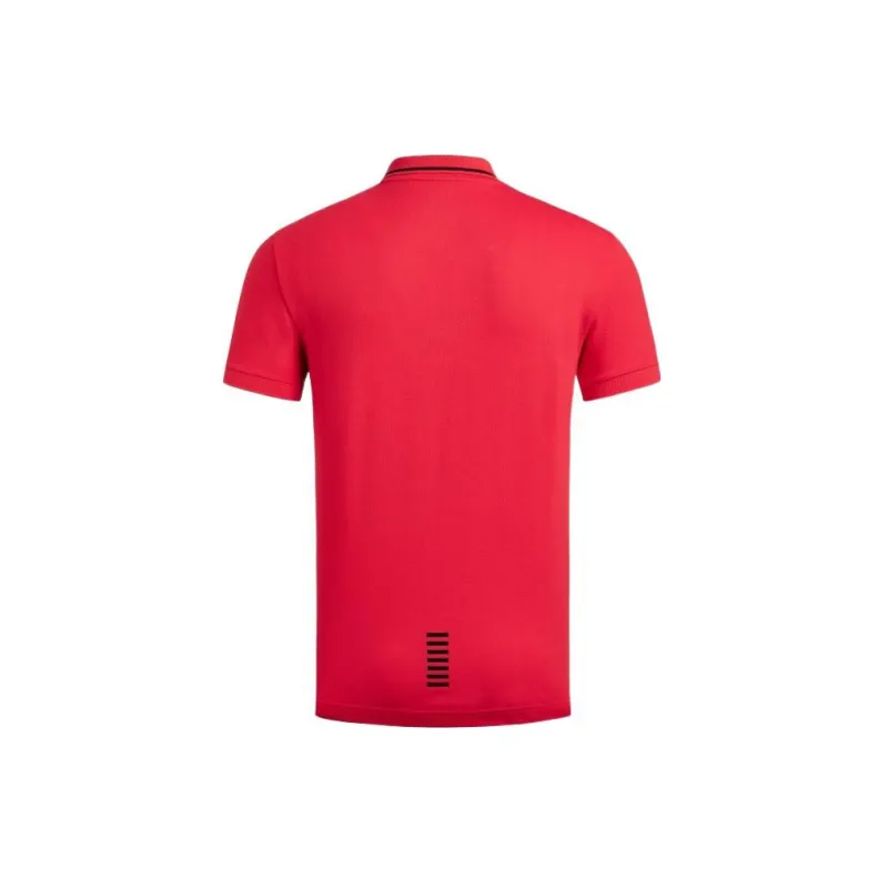 EMPORIO ARMANI EA7 SS22 Polo Shirt Men's Red-1