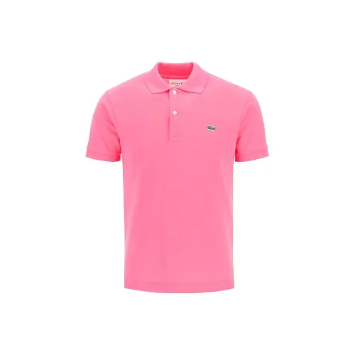 LACOSTE Polo Shirts Men Pink